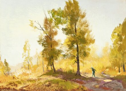 Istókovits Kálmán: Hűvösvölgyi erdő ősszel, 1958