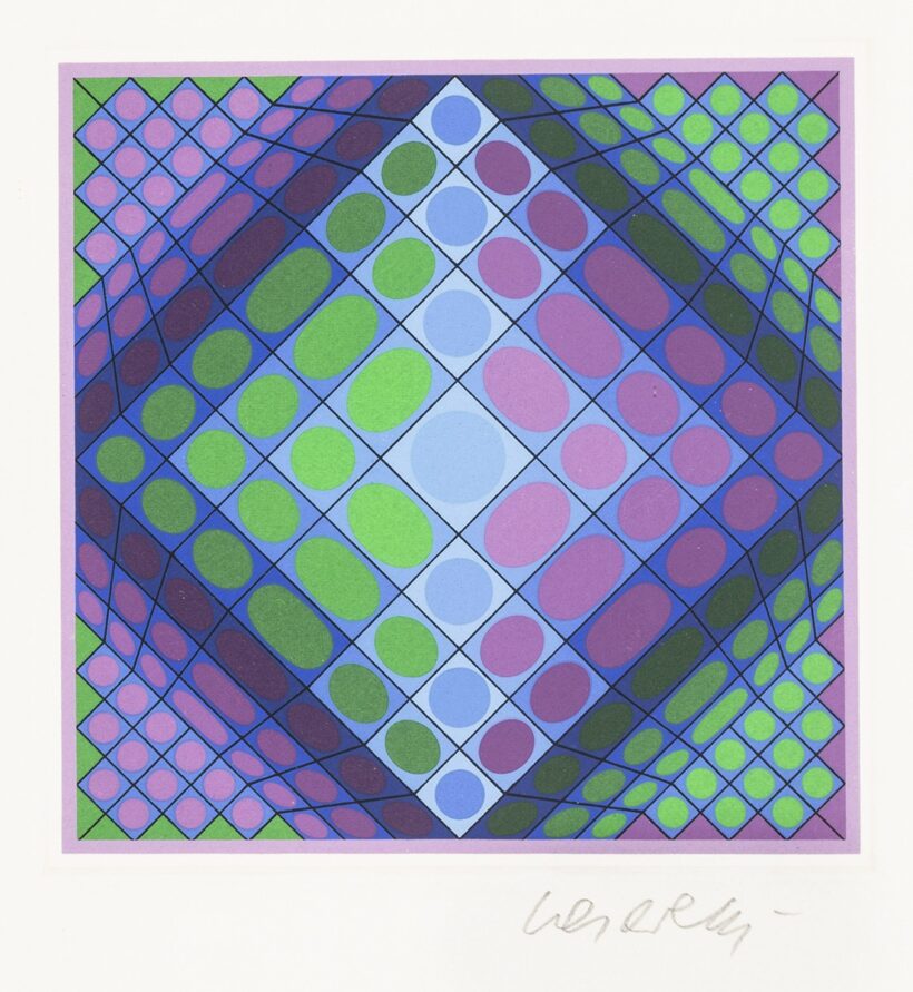 Victor Vasarely: Chess game