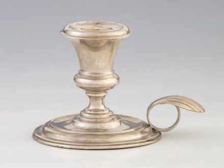 Biedermeier kézi gyertyatartó