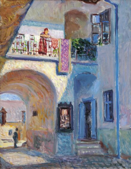 Boldizsár István (1897-1984): Napsütötte udvar