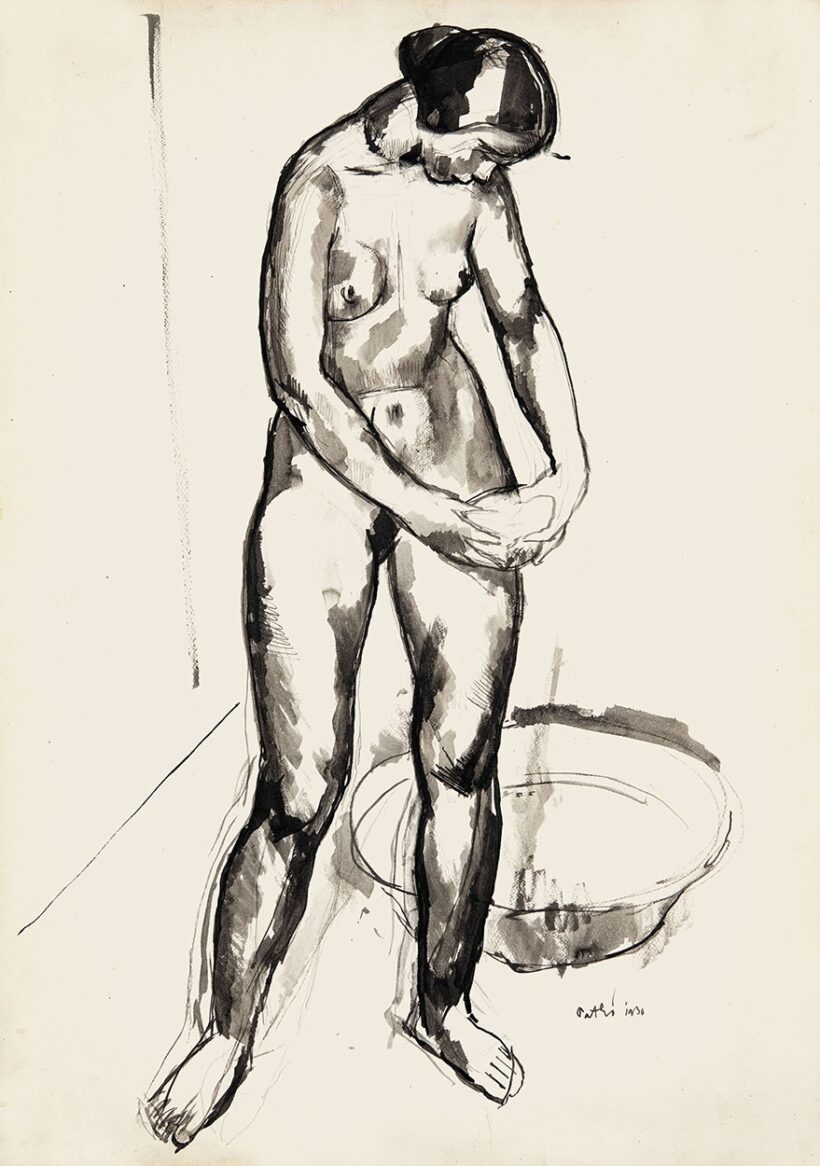 Patkó Károly (1895-1941): Toilette, 1930