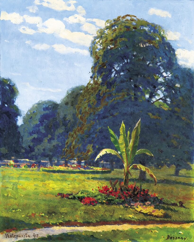 Bosznay István (1868-1944): Ventepuszta, 1917
