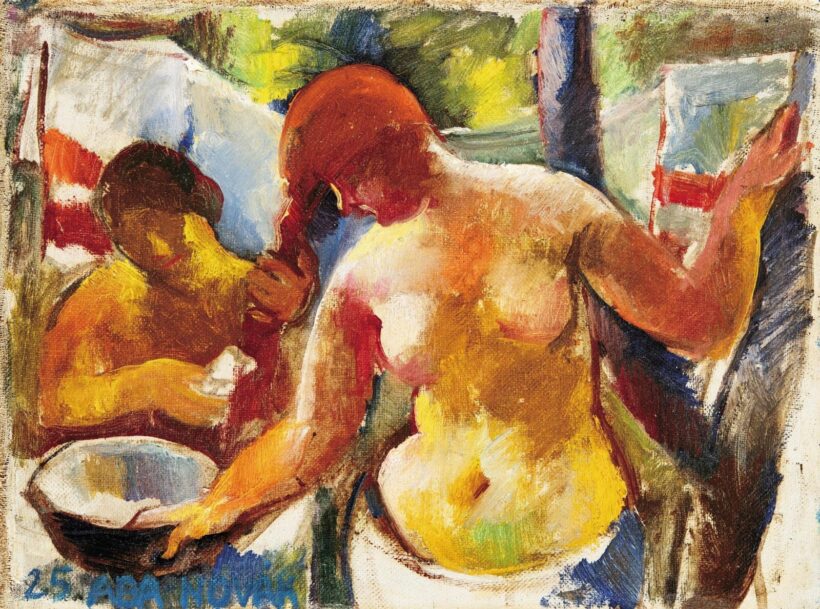 Aba-Novák Vilmos (1894-1941): Fésülködés, 1925