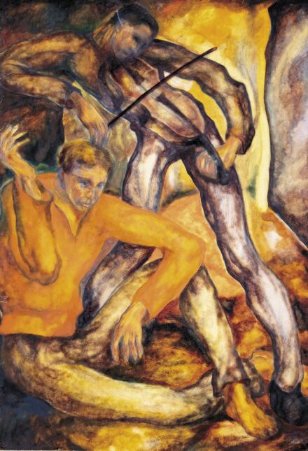 Rauscher György (1902-1930): Hegedülő férfi