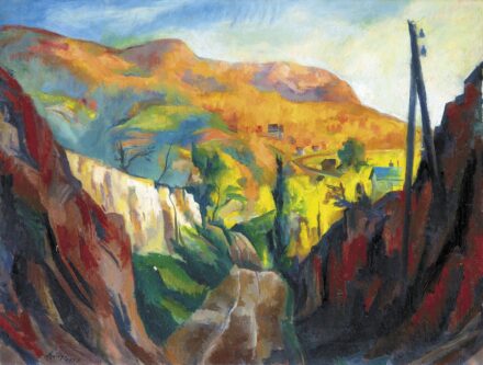Szőnyi István (1894-1960): Mélyút Zebegényben (Zebegényi völgy), 1927
