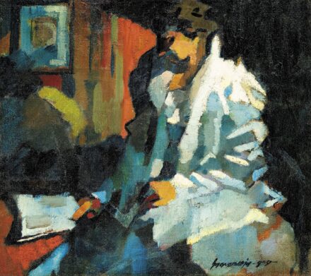 Nagy Oszkár (1883-1965): Olvasó nő, 1939