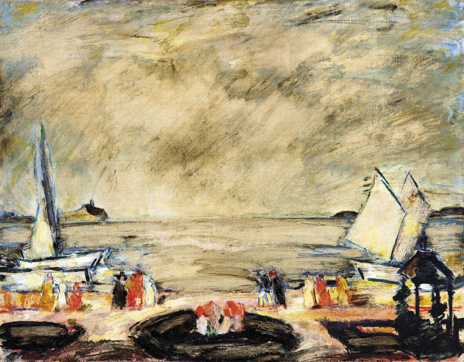 Vaszary János (1867-1939): Balatoni tájkép, 1925 körül