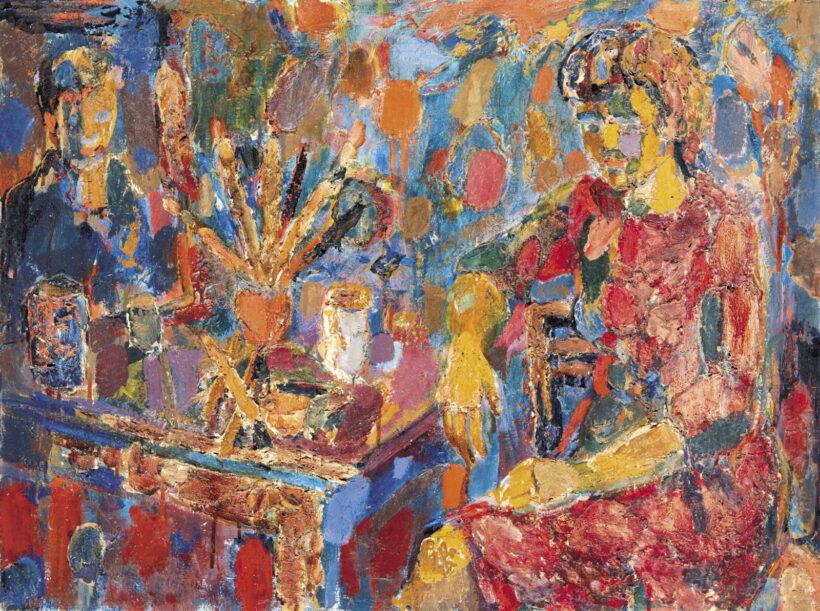Gruber Béla (1936-1963): Asztalnál