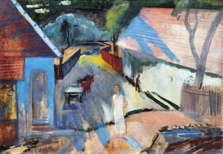 Szőnyi István (1894-1960): Zebegényi részlet