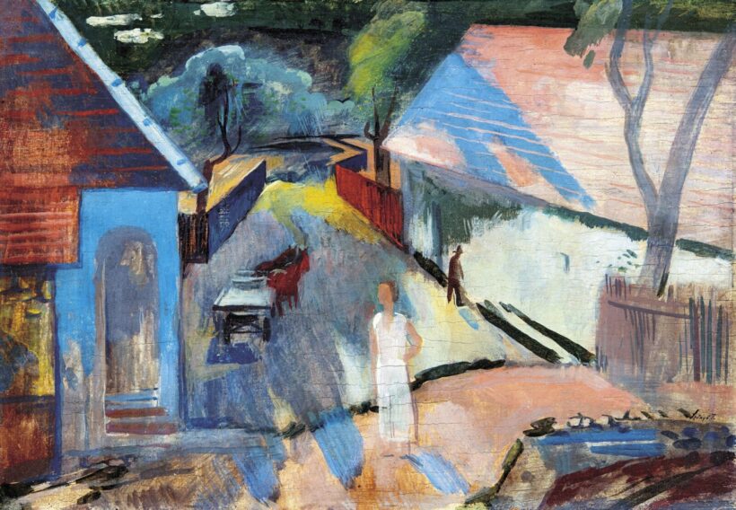 Szőnyi István (1894-1960): Zebegényi részlet