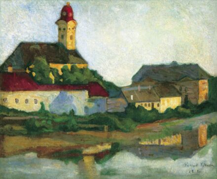 Perlrott-Csaba Vilmos (1880-1955): Nagybányai részlet, 1906