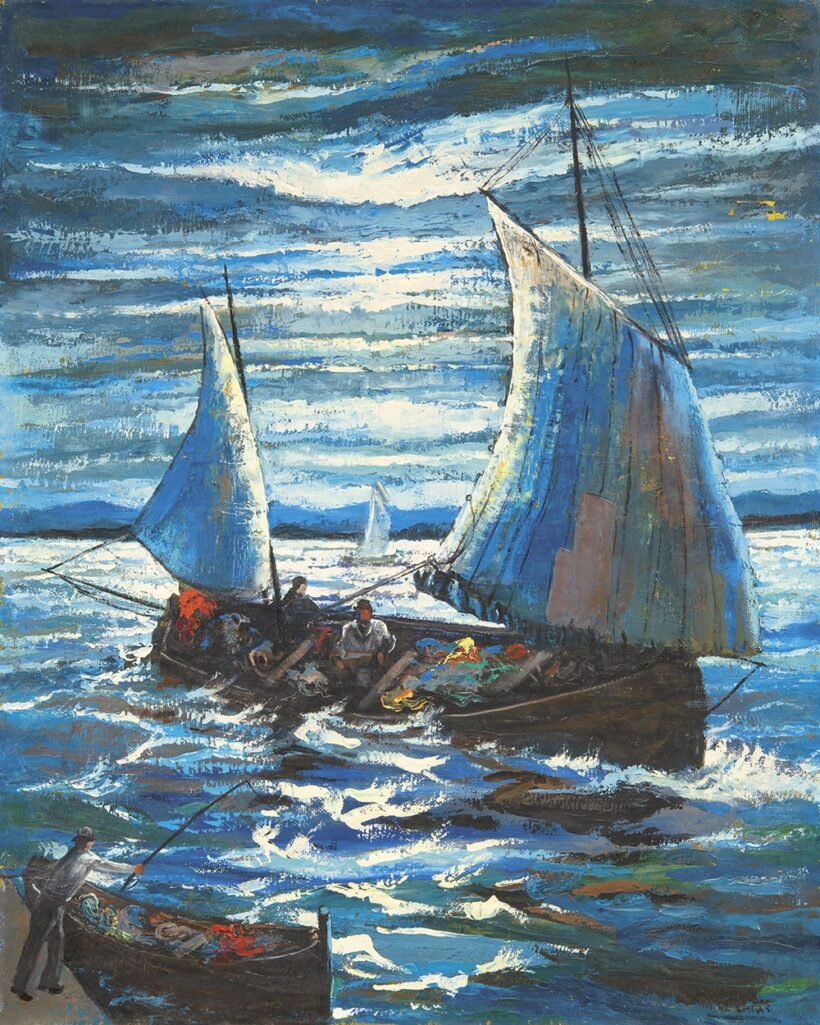 Corini Margit (1897-1982): Vitorlás