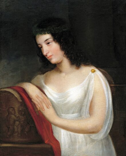Barabás Miklós (1810-1898): Fiatal lány portréja, 1846
