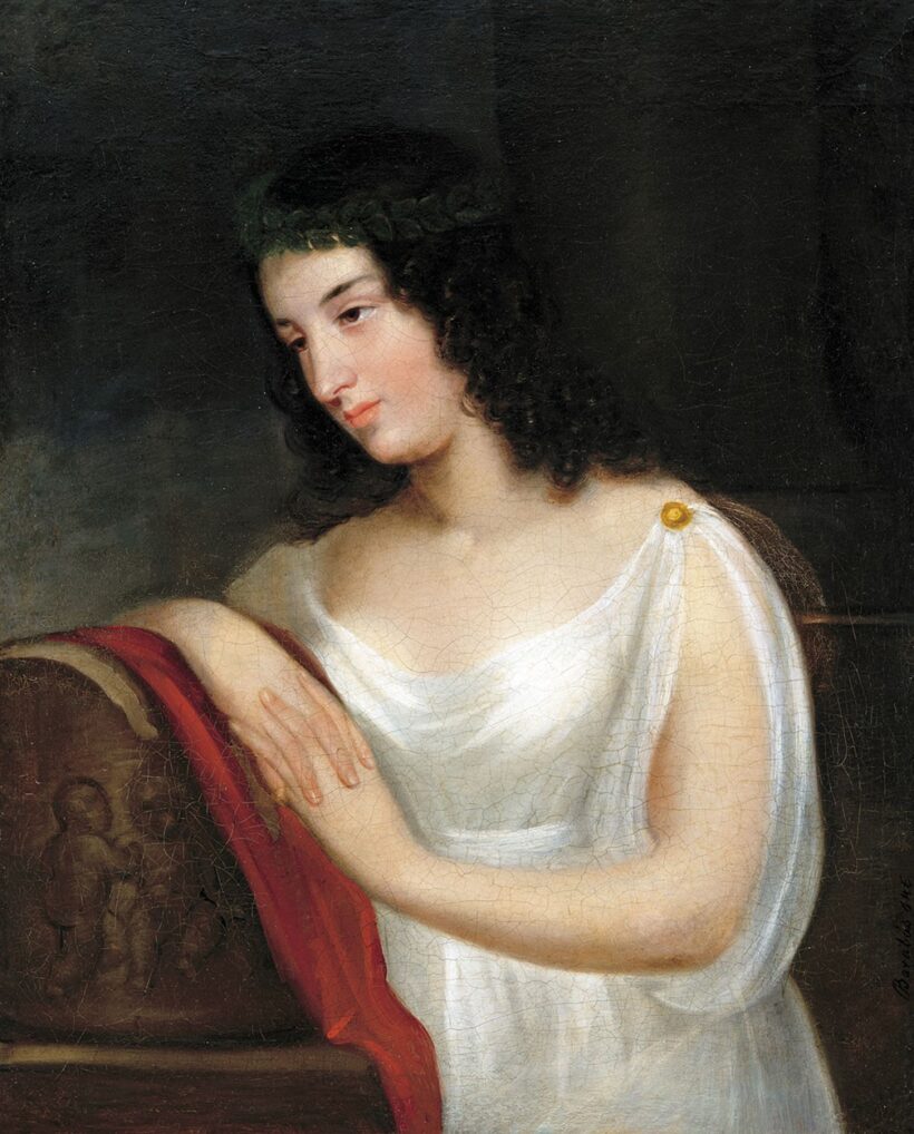 Barabás Miklós (1810-1898): Fiatal lány portréja, 1846