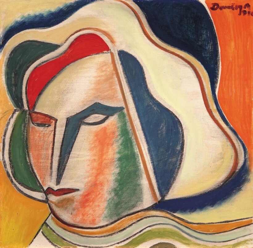 Demény Miklós (1939-2010): Női portré, 1996