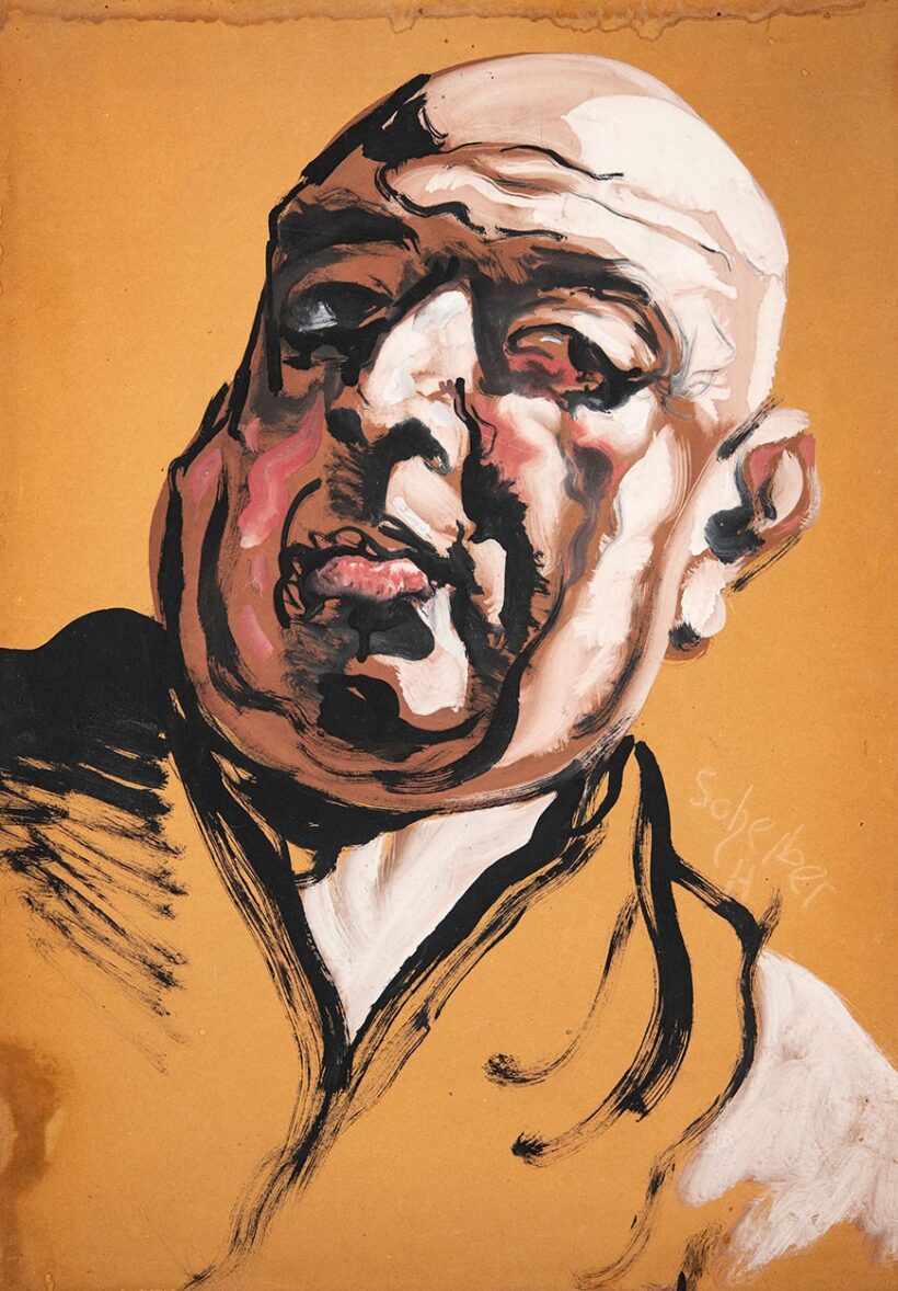 Scheiber Hugó (1873-1950): Önarckép