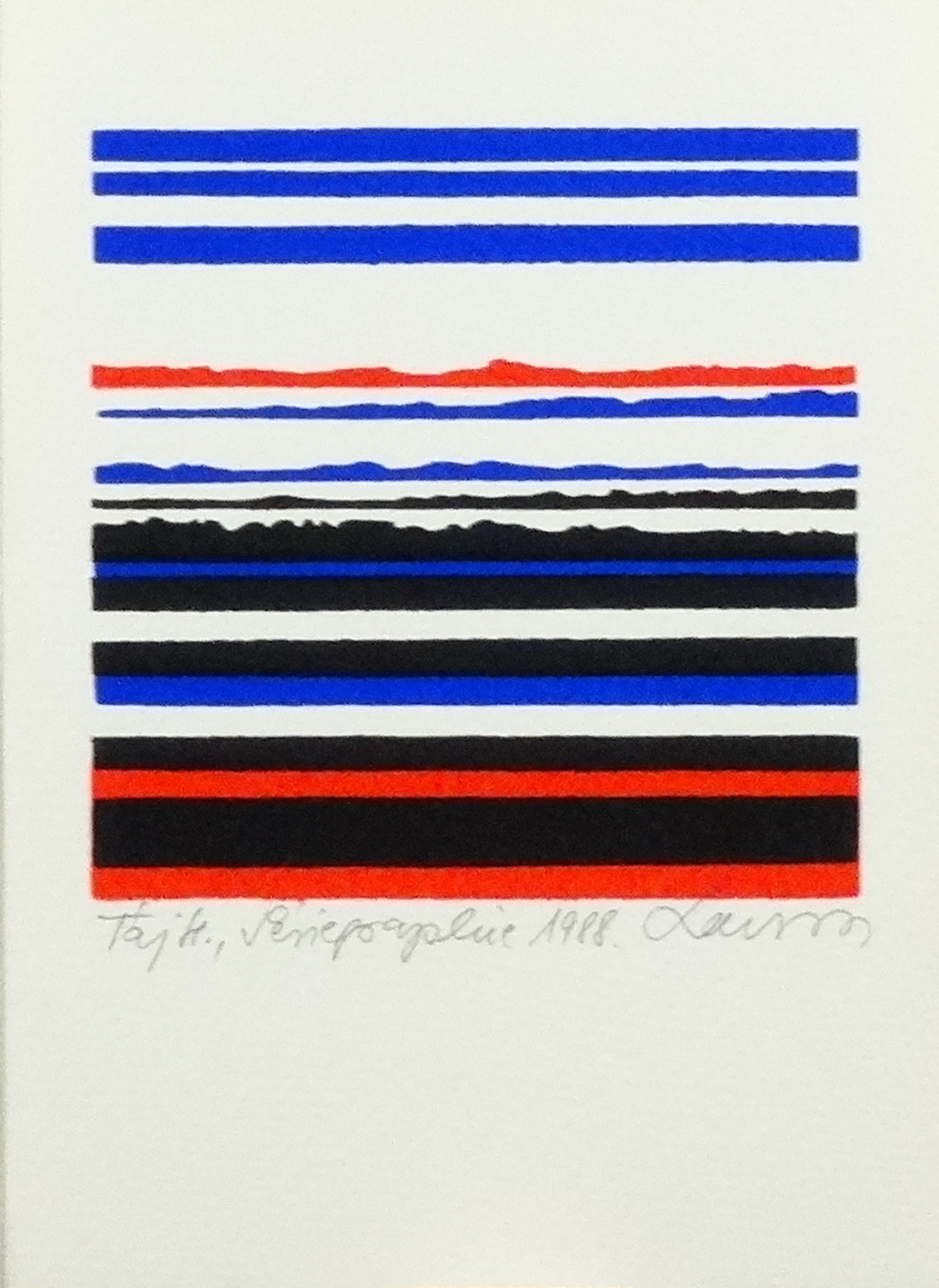 Lantos Ferenc (1929-2014) : Táj 4., 1988