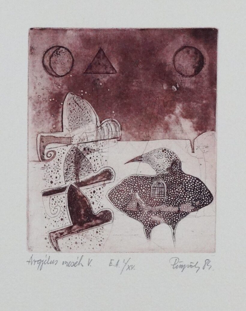 Püspöky István (1950) : Árgyílus mesék V. E.A. I/XV. 1984.