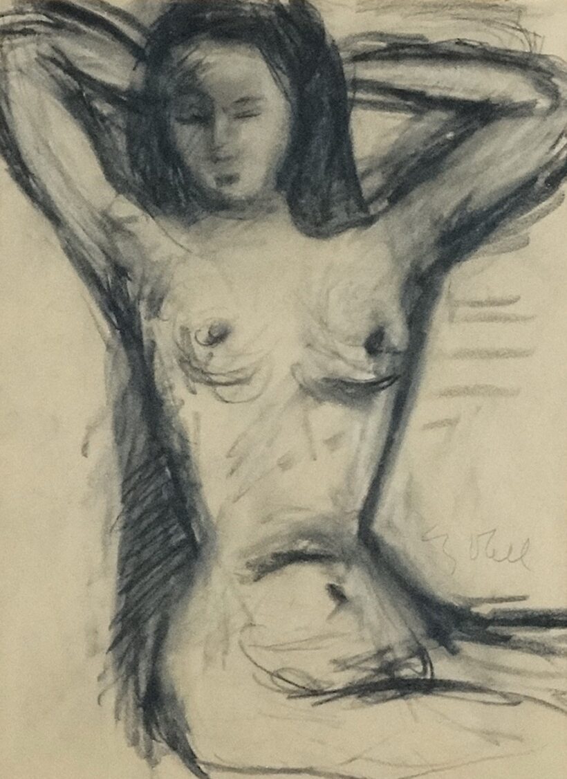 Czóbel Béla (1883 - 1976) : Női akt