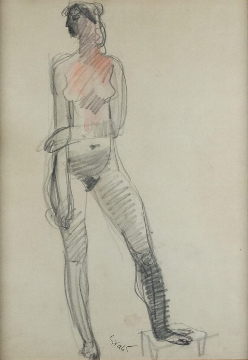 Somogyi József (1916-1993) : Álló akt