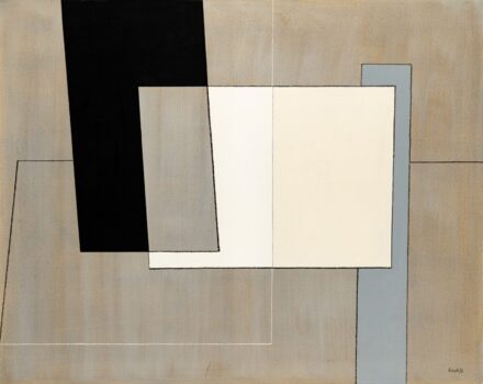 Konok Tamás (1930-2020): Szürke szerkezet, 1976