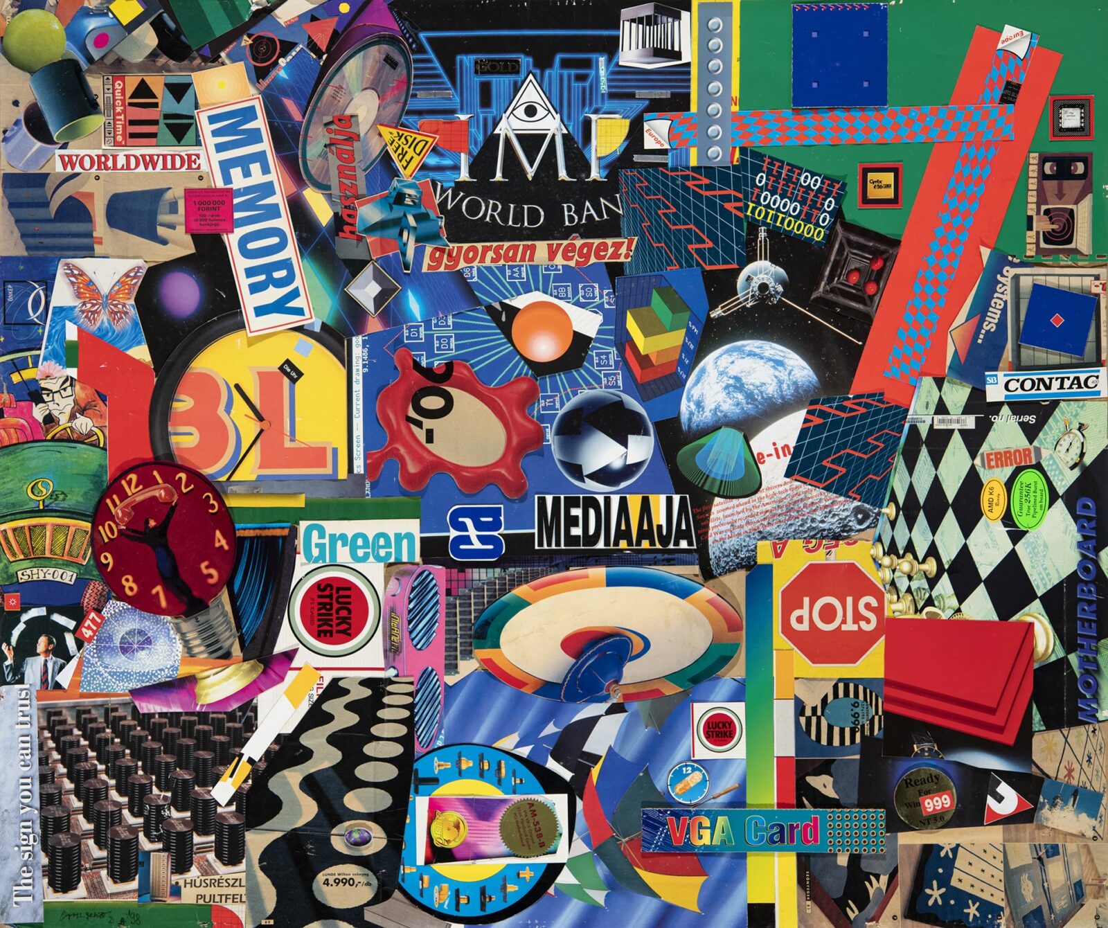 Orosz Gellért (1919-2002): Tér-idő dimenziók, 1998