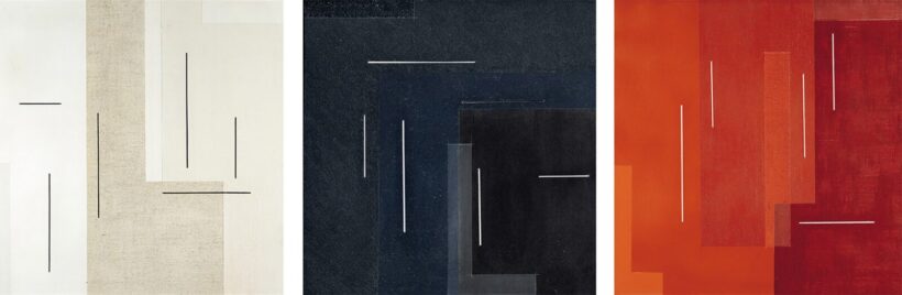 Matzon Ákos (1945): Fénysávok 1, 2, 3, 2005-2006