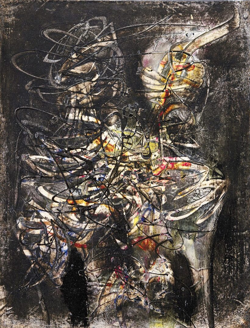 Hantai Simon (1922-2008): Cím nélkül, 1950-es évek eleje