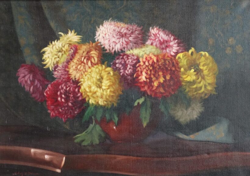 Molnár Z. János (1880-1960) : Virágcsendélet