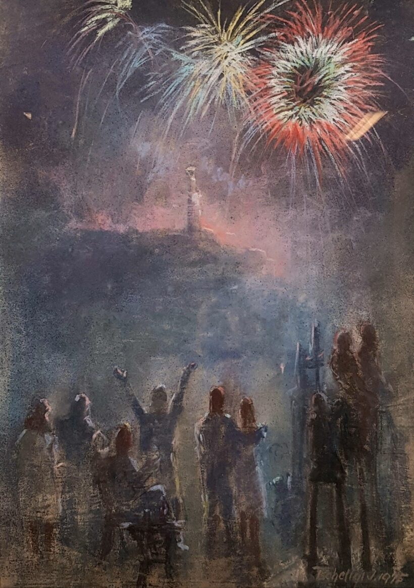 Tscheligi Csűrös Lajos (1913-2003): Tűzijáték