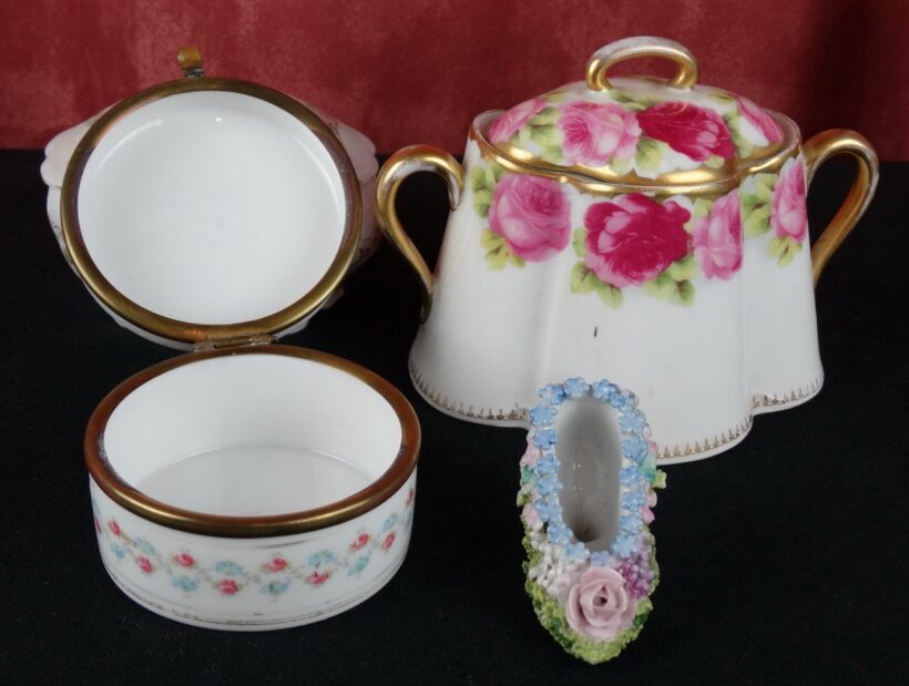Porcelán tárgyak, 4db, Rosenthal, MZ Austria, jelzetlen - Image 2