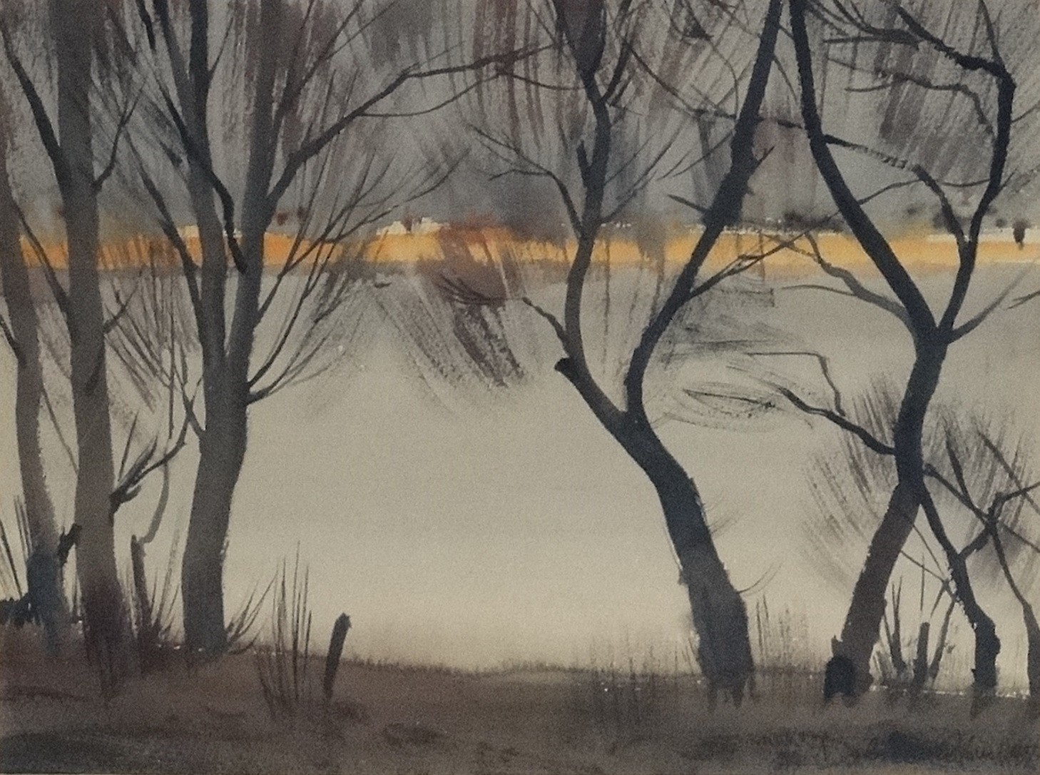 Dobroszláv József (1932-2016) : Dunapart, 1967