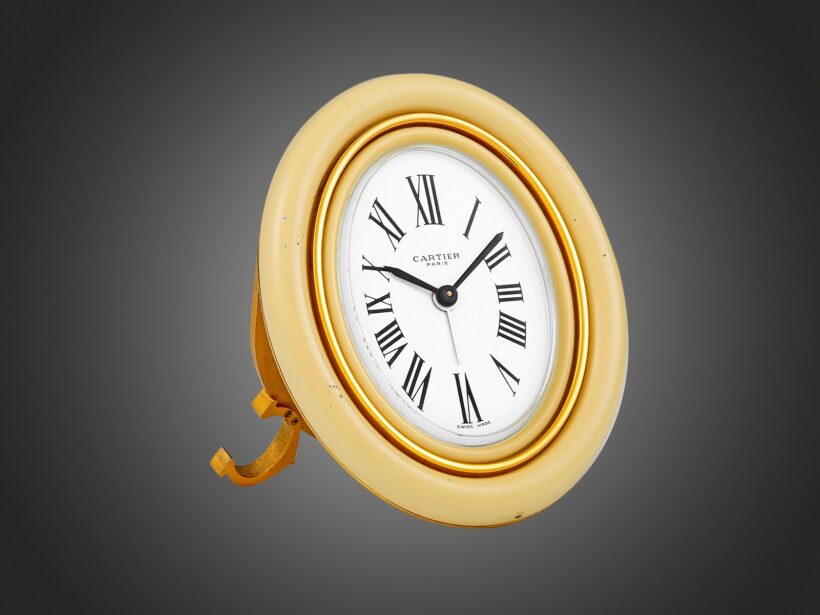 Cartier ébresztös mechanikus asztali óra