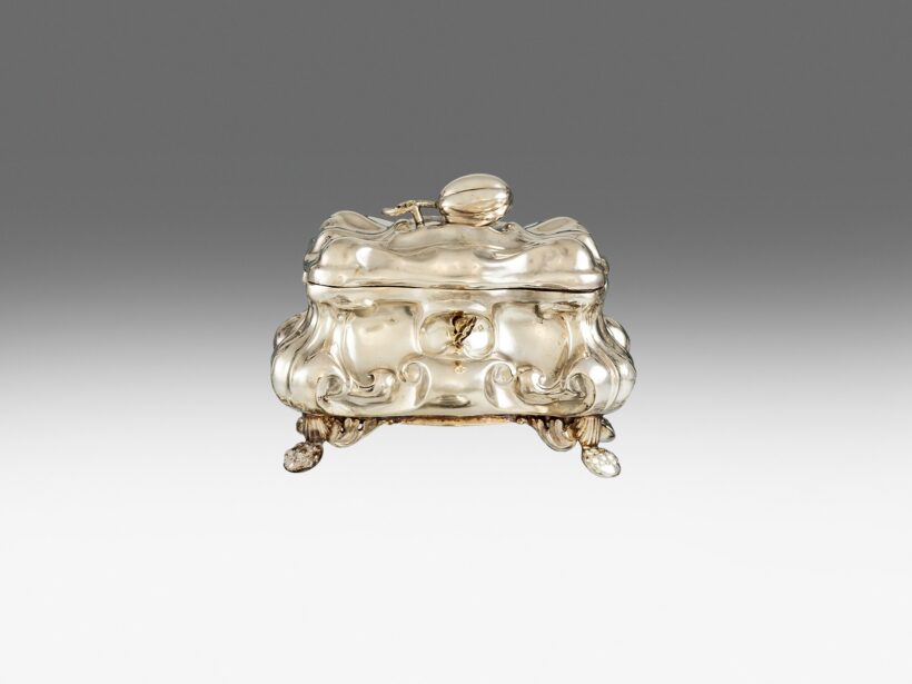 Bécsi biedermeier cukortartó