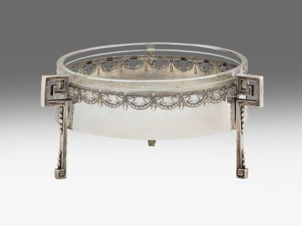 Jugendstil kínálótál