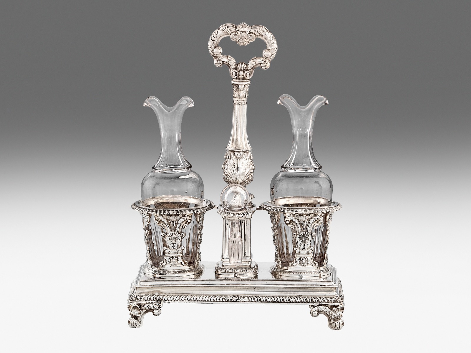 Francia empire olaj- és ecettartó