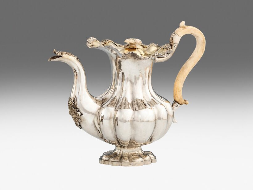 Orosz biedermeier kávéskanna