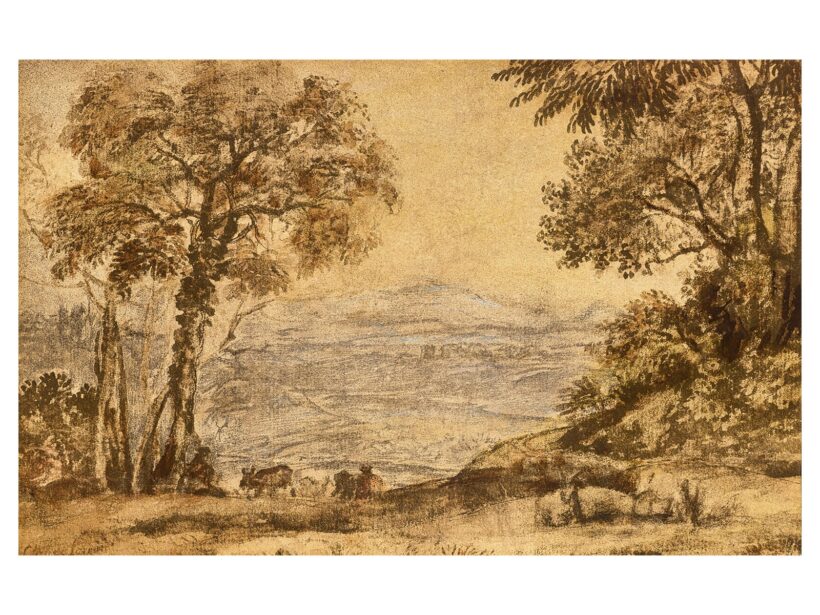 Claude Lorrain jelzéssel, XVIII. század vége: Táj pásztorokkal