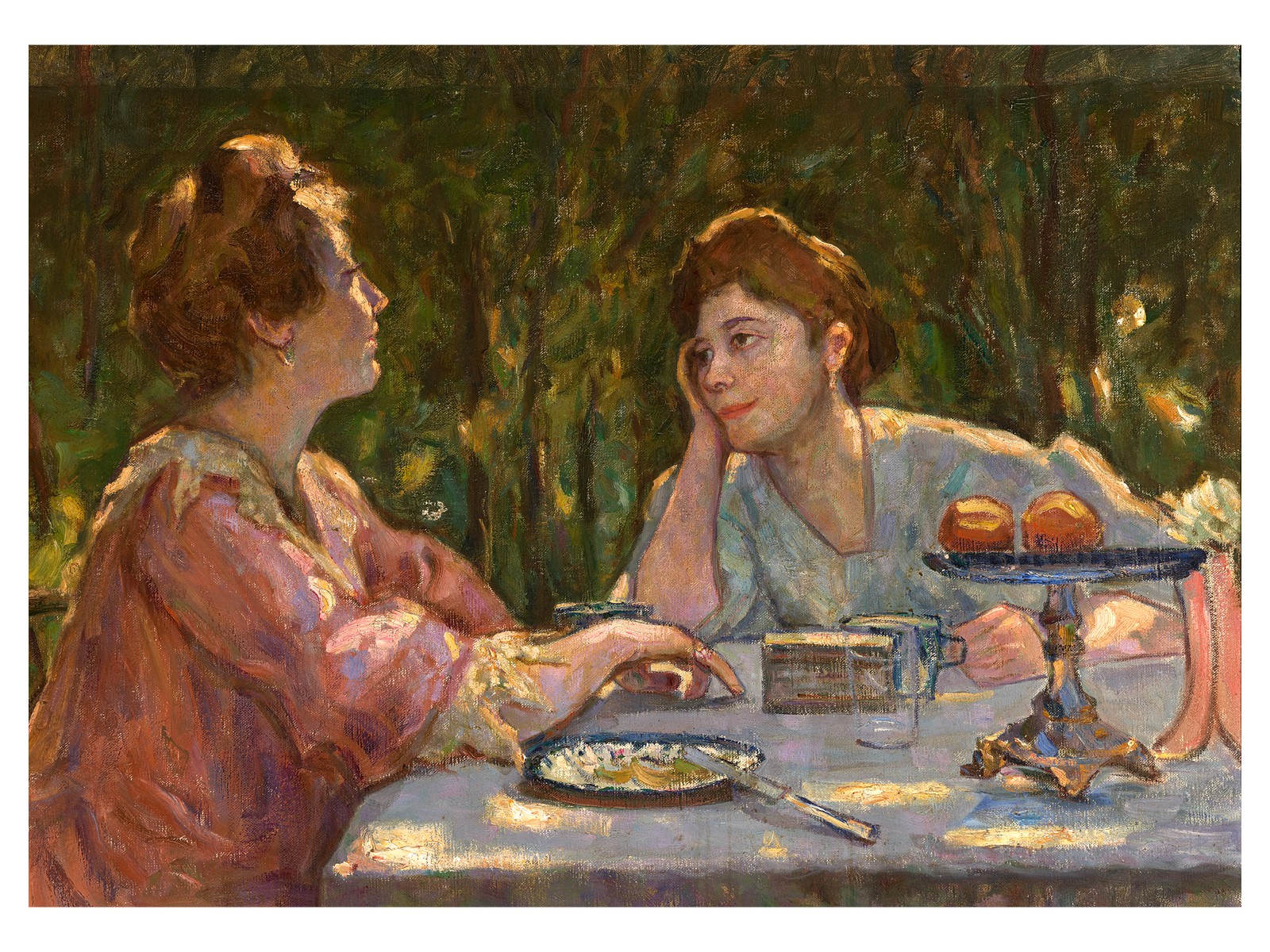 Papp Gábor: Uzsonnázó lányok