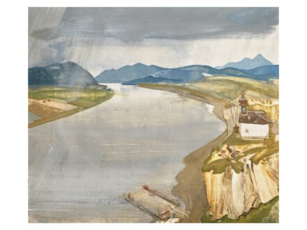 Vadász Endre: Folyóparti látkép, 1934