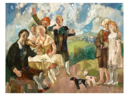 Vadász Endre: Mulatozók (Hegedűszó), 1925