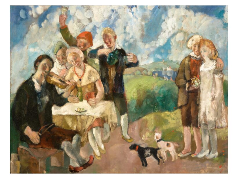 Vadász Endre: Mulatozók (Hegedűszó), 1925