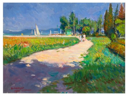 Boldizsár István: Balatonföldvári kikötő, 1965