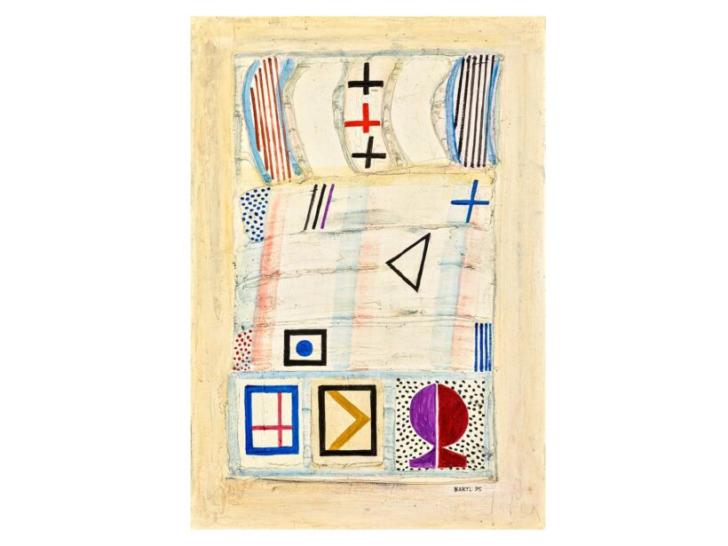 Bartl József: Absztrakt kompozíció, 1995