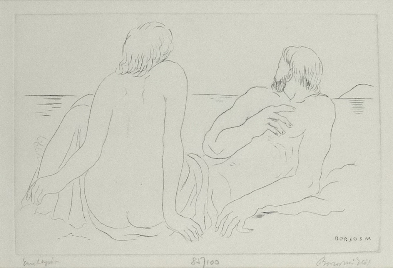 Borsos Miklós (1906 - 1990) : Emberpár