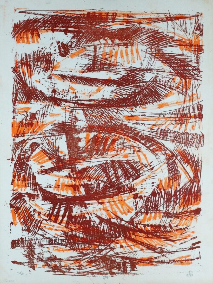 Bizse János (1920-1981) : Táj 5/4,  1978