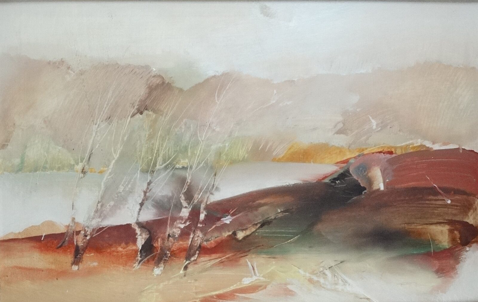 Lóránt János (1938) : Őszi vízpart