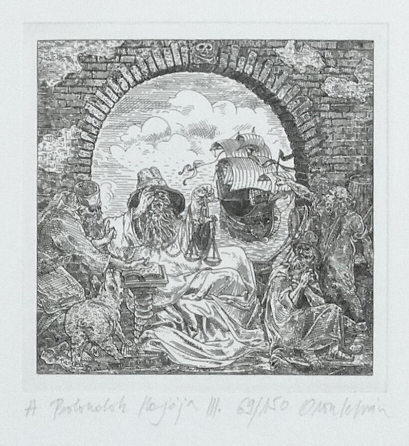 Orosz István (1951) : Bolondok hajója III., 69/150