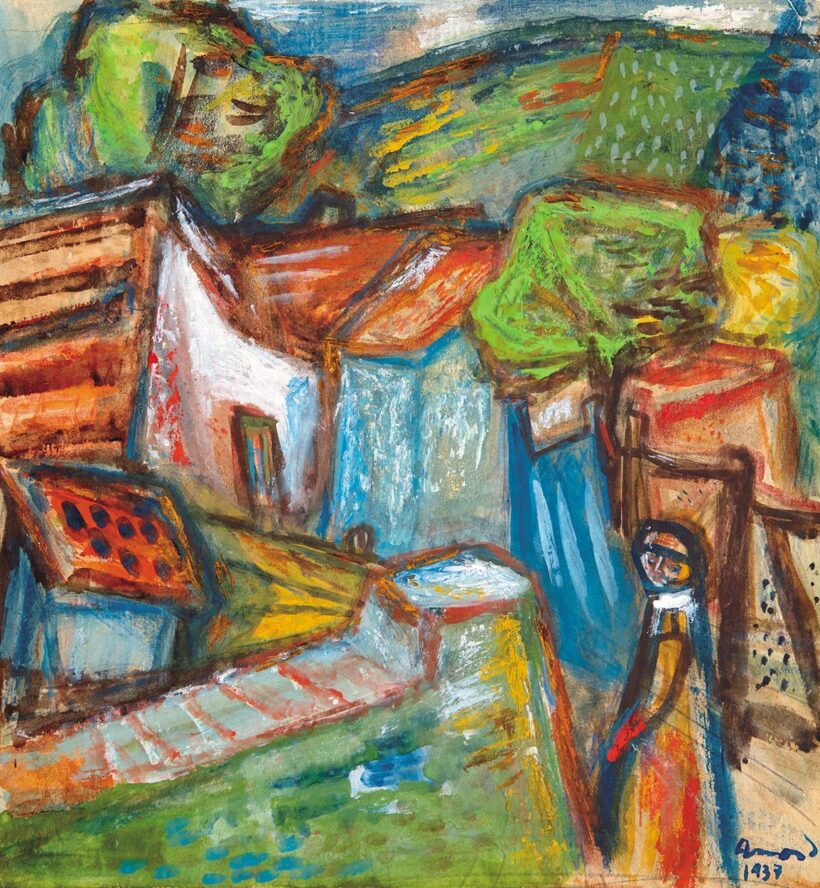 Ámos Imre (1907-1944): Szentendre, 1937