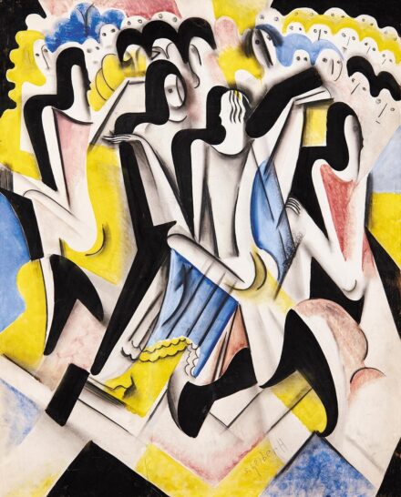 Scheiber Hugó (1873-1950): Táncolók, 1932 körül